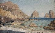Albert Hertel Capri oil on canvas